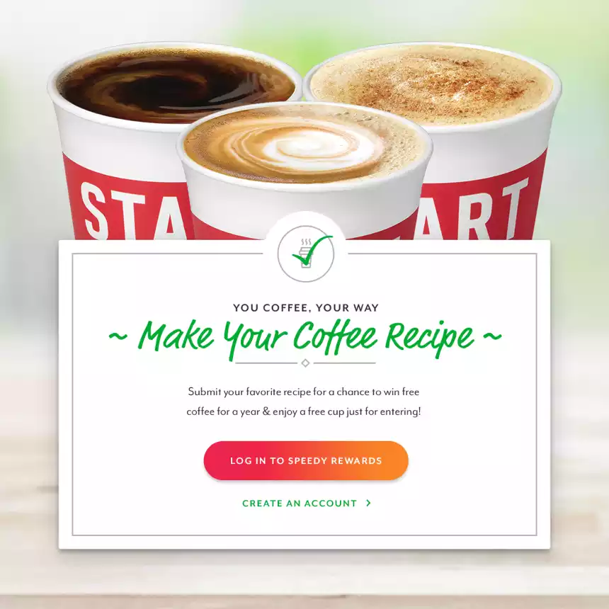 Your Coffee Your Way Microsite
