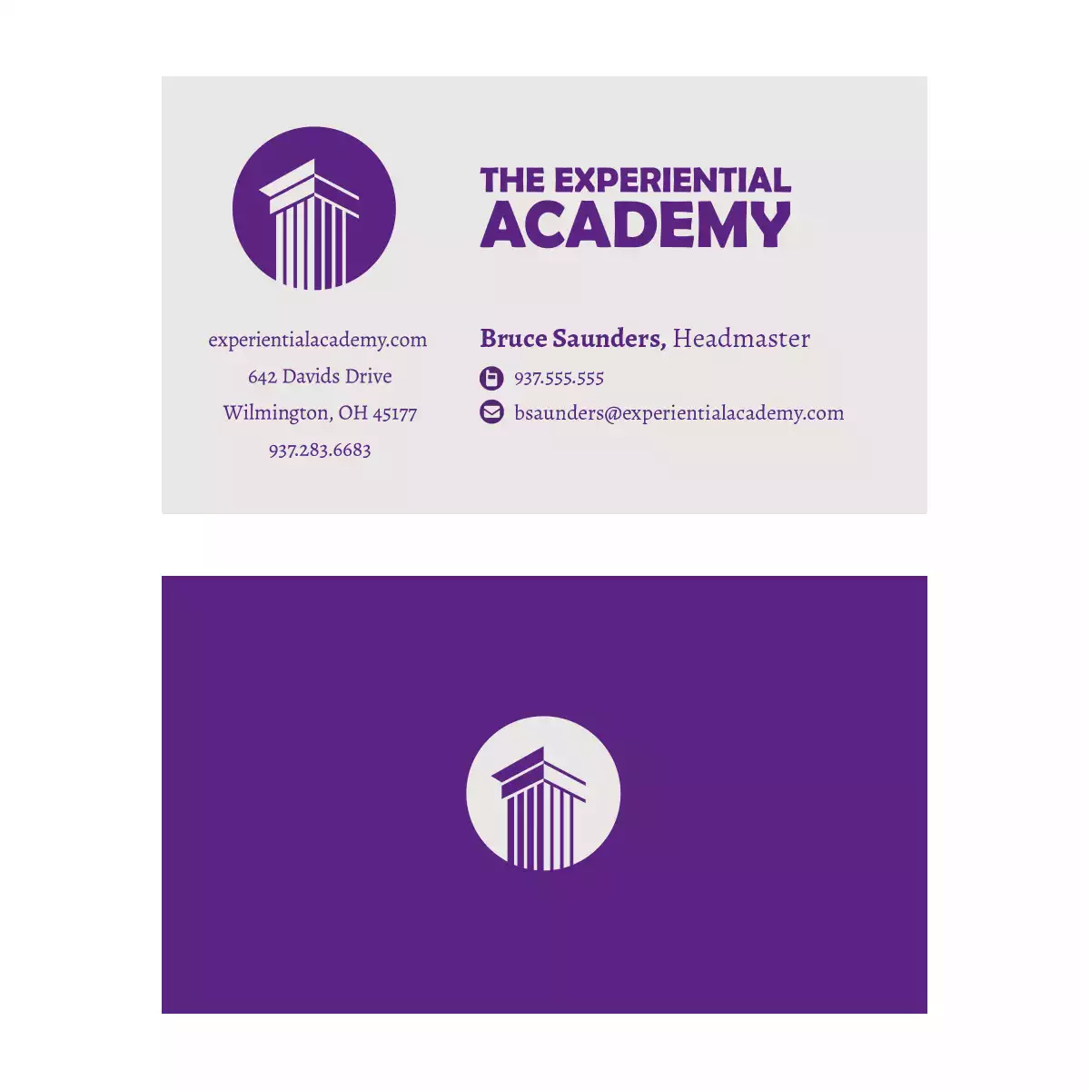 Experiential Academy Business Card
